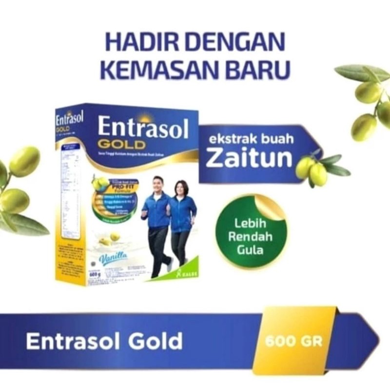 entrasol gold vanila 600 gr