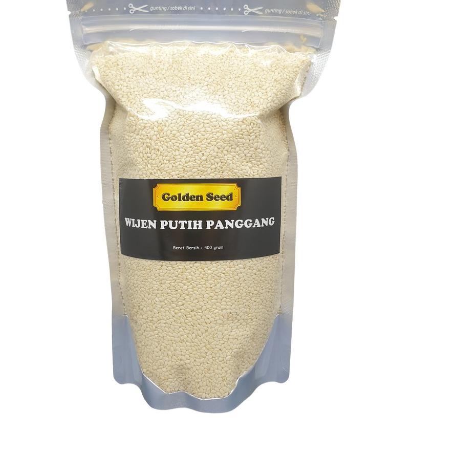 

Diskon✔️WIJEN PUTIH PANGGANG 400 GR PREMIUM - WHITE SESAME SEED ROASTED SANGRAI 400 GRAM|KD3