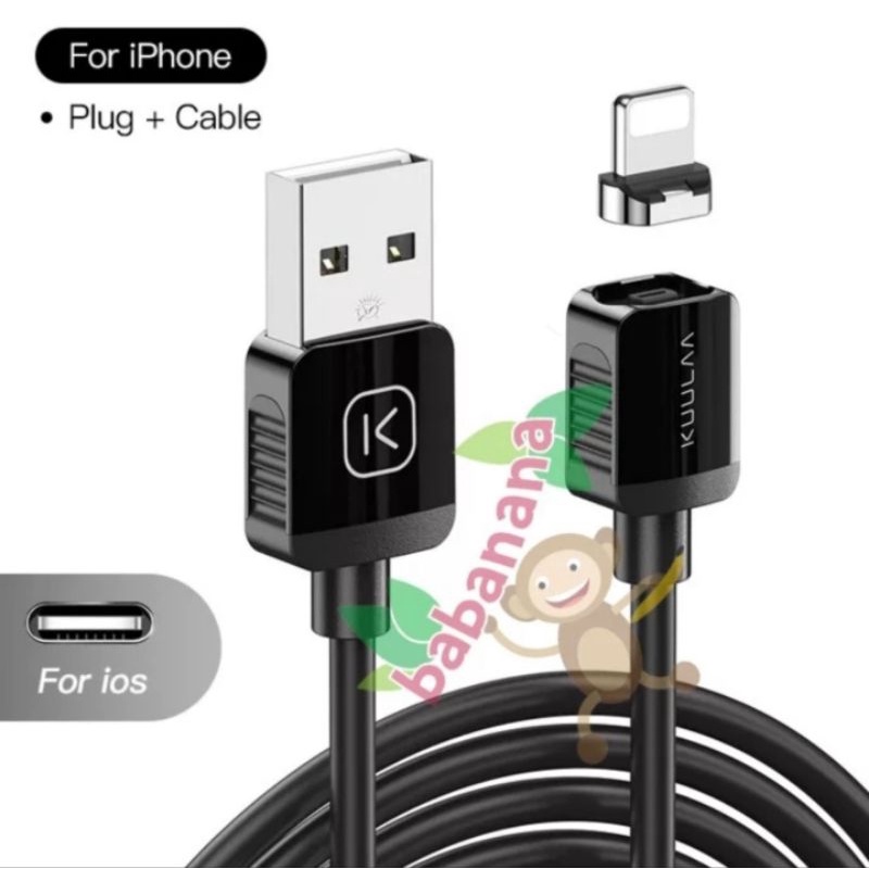 Kuulaa kabel charger Magnetic usb to Lightning 1 meter cable casan