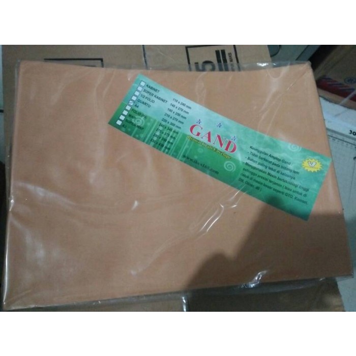 

Hemat Amplop Coklat A4 100Pcs Promo