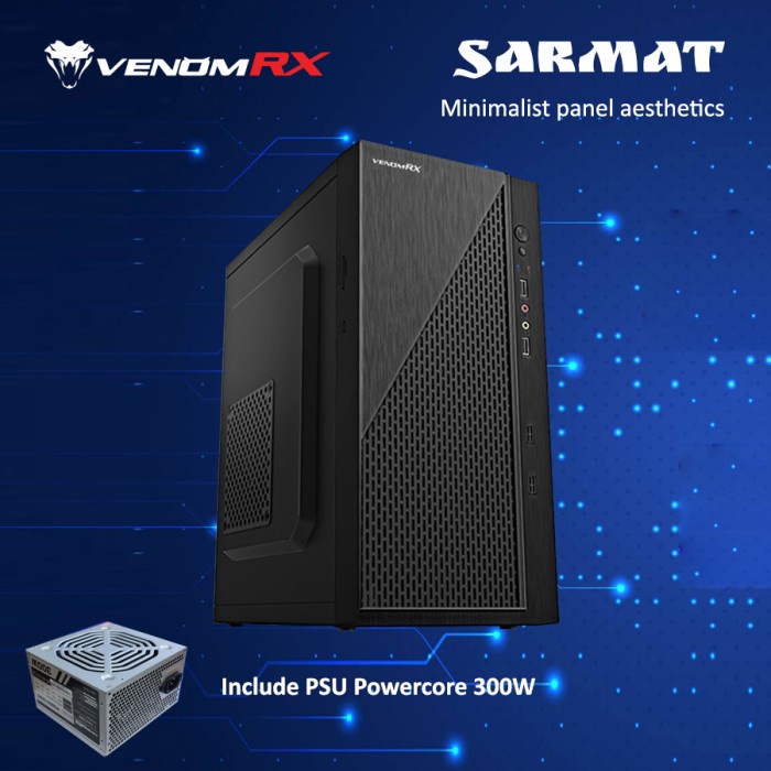 VenomRX Sarmat M-ATX include PSU 300W