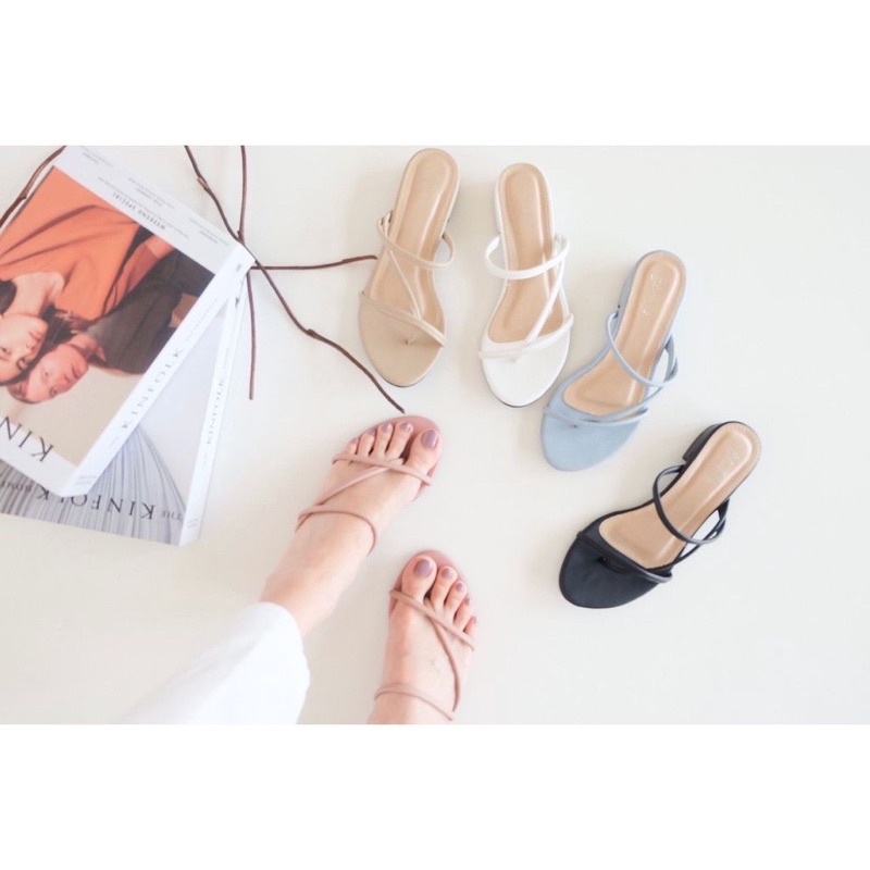 sendal sling tali heels 3cm