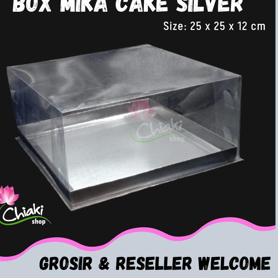 

Garansi Terhemat Box Mika Cupcake isi 9 SILVER uk 25x25x12 cm Donat Dus Kue Kardus Muffin Cake Pudding Karton