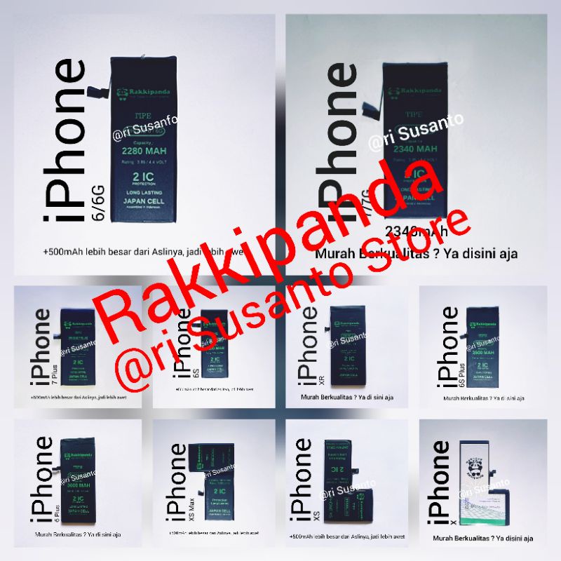 Rakkipanda - iPhone 6/6G/6S/6 Plus/6S Plus/7/7G/7+/7 Plus/8/8G/8 Plus/XR/X/11/XS/XS Max/12 Mini/12/1