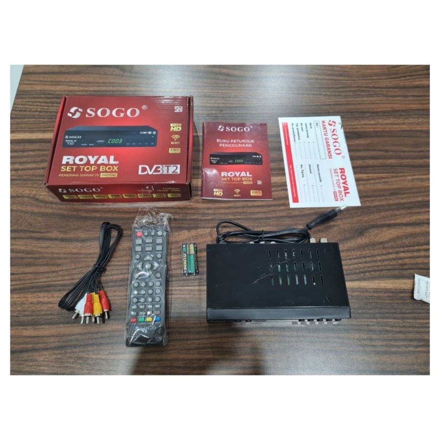 SOGO STB Set Top Box TV DIgital DVB T2