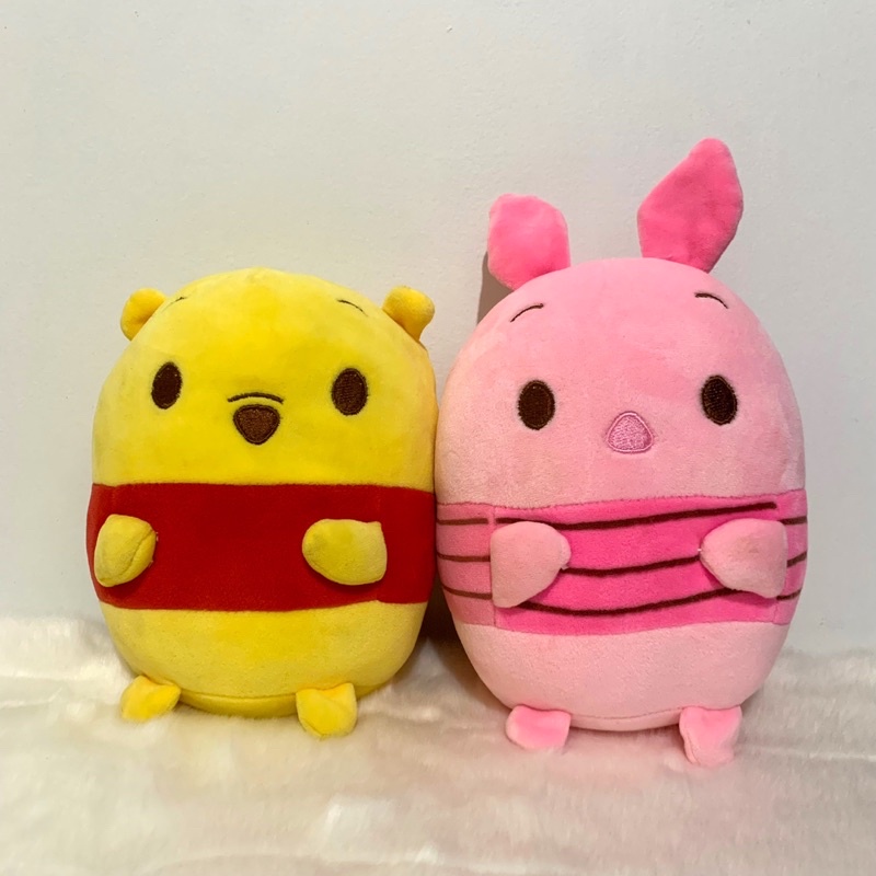 boneka winnie the pooh & piglet / winnie the pooh plush piglet plush / ufufy pooh piglet / gantungan