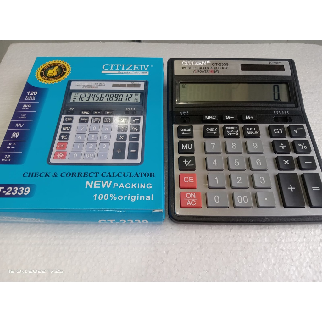 

KALKULATOR CITIZEN CT 2339, 12 DIGIT