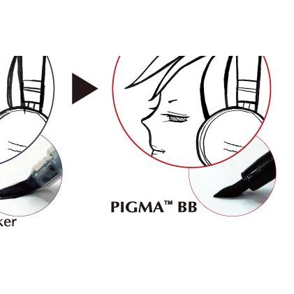 

Sakura Pigma Professional Brush Pen - Bold - Black