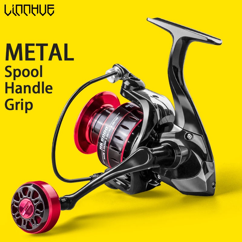 REEL HK SERIES REEL PANCING SPINNING 3000- 4000 HK FISHING 5.2:1GEAR RATIO 8KG
