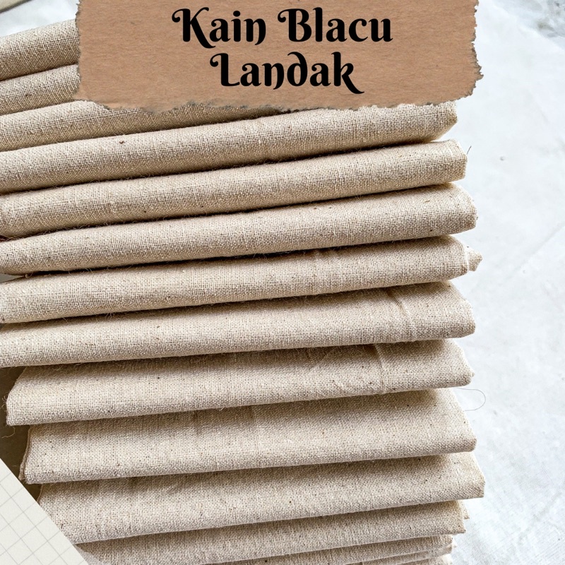 Kain Blacu Landak Natural Tebal