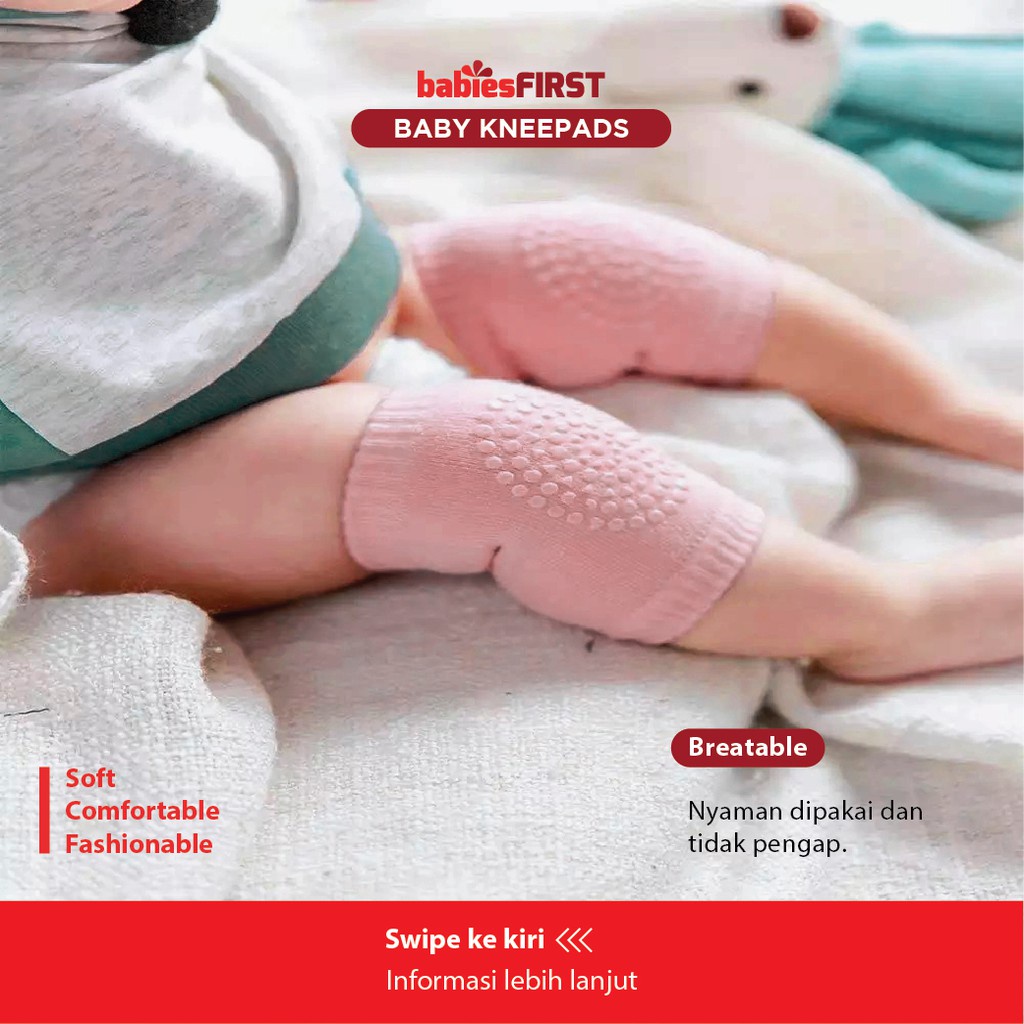 BABIESFIRST Baby Kneepads - Pelindung Lutut Bayi - Baby Knee Guard - Kneepads Anti Slip