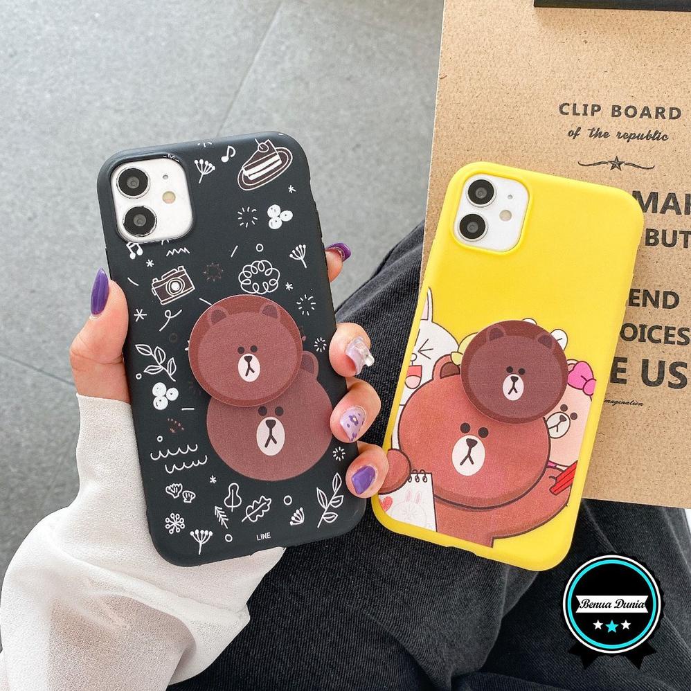 SS261 case popsocket BEAR vivo y83 y20 y12s y20s y30 y50 y30i BD1100 ‑ TO.22Oc22ᴶ