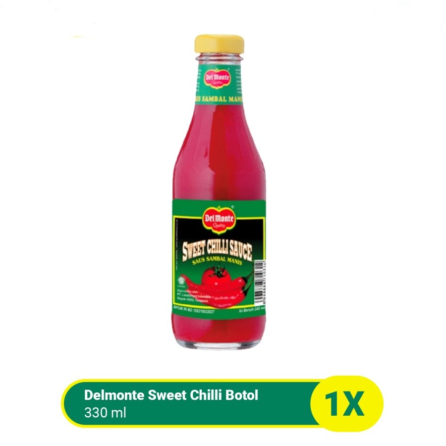 SAUS SAMBAL MANIS PEDAS DEL MONTE SWEET CHILLI SAUCE 330ML