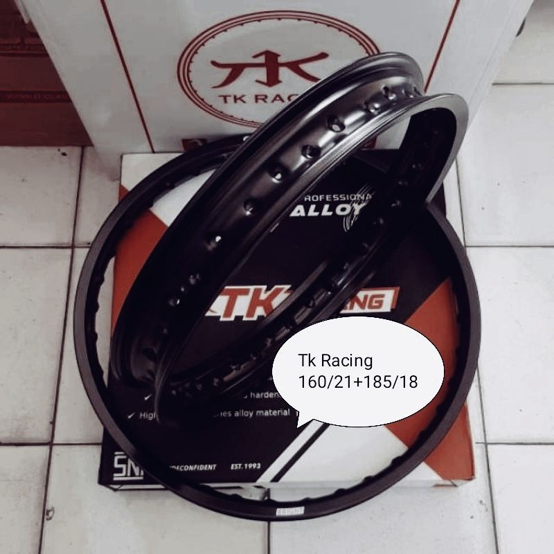 Velg Trail TK Racing Untuk CRF/KLX Size 160/21 & 185/18 1Set 36H Original Tk Racing