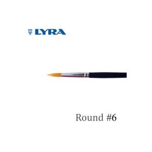 

Star Lyra Taklon Art Brush Round No. 6 / Kuas Lukis Lyra No. 6 Murah