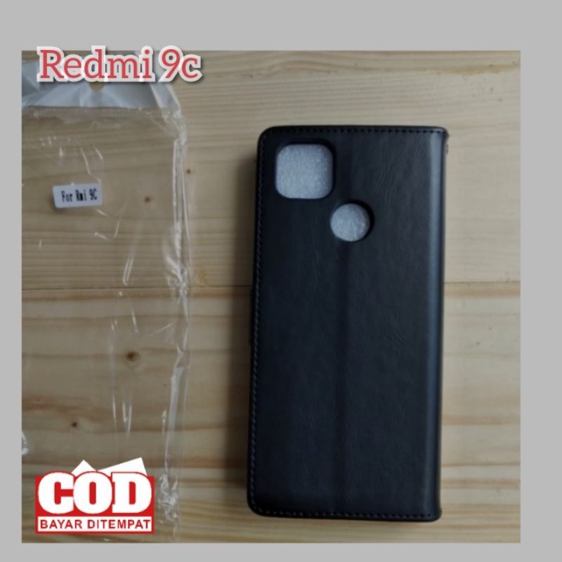 CASE DOMPET FLIP REDMI 9C