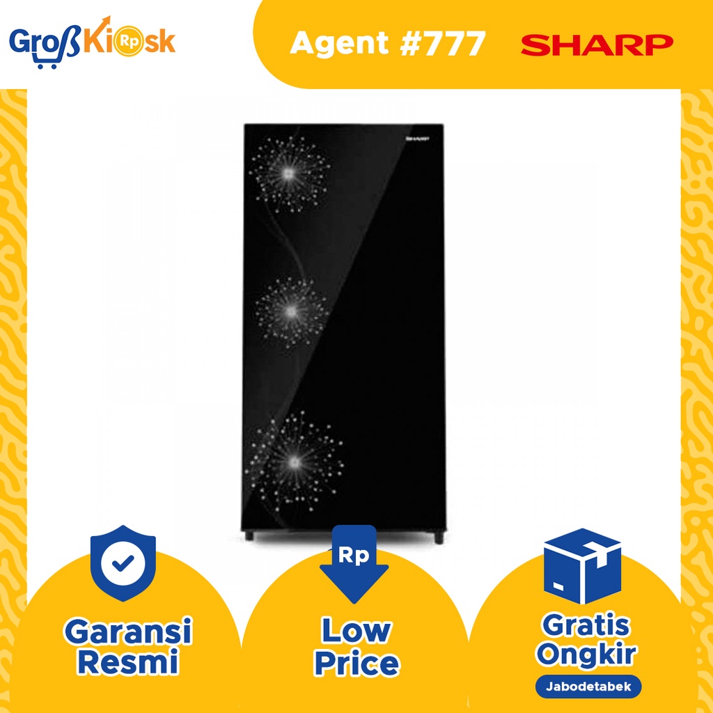 Sharp Kulkas 1 Pintu SJ-X197W-DW / SJX 197 WDW