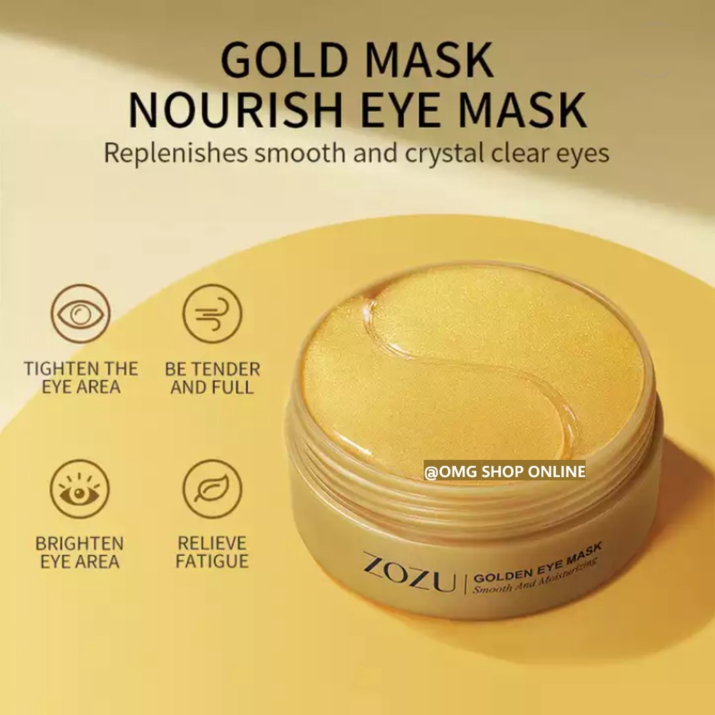 [NEW] 60 Lembar Termurah !!! Masker Mata Collagen Emas 24k / Masker Mata Panda Kantung / Masker Mata Gold Untuk Tidur Eye Mask Gold Collagen bisa Untuk Leher Pipi / Masker Wajah Pemutih dan Glowing / Eye Serum Masker Organik Anti Kerut Anti Aging Viral