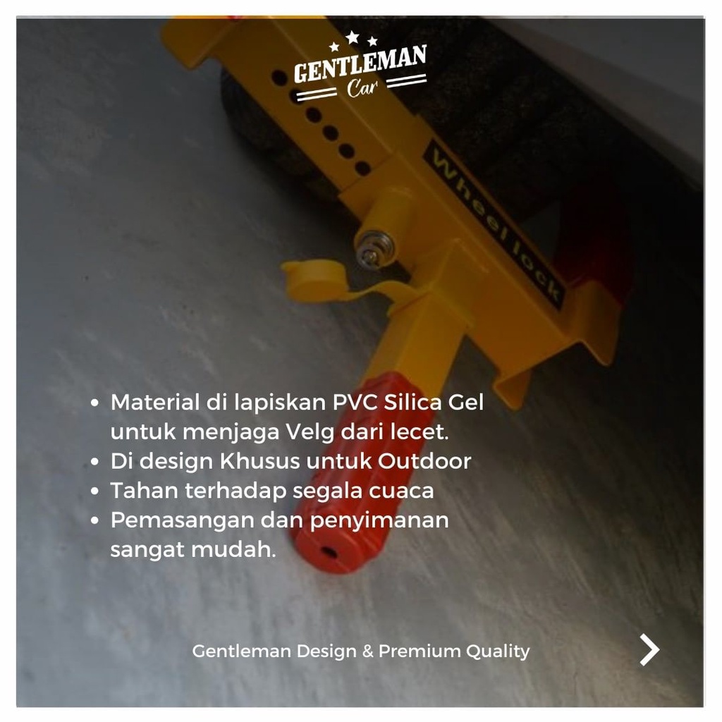 Kunci Pengaman Gembok Roda Ban Mobil Wheel Lock Premium Quality