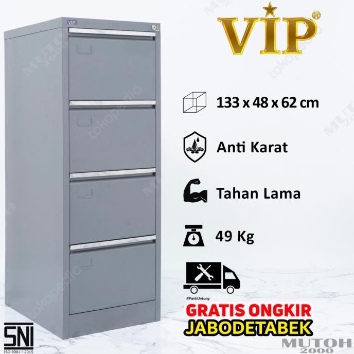

BIG SALE FILLING CABINET 4 LACI LEMARI ARSIP VIP V-304 DISCOUNT