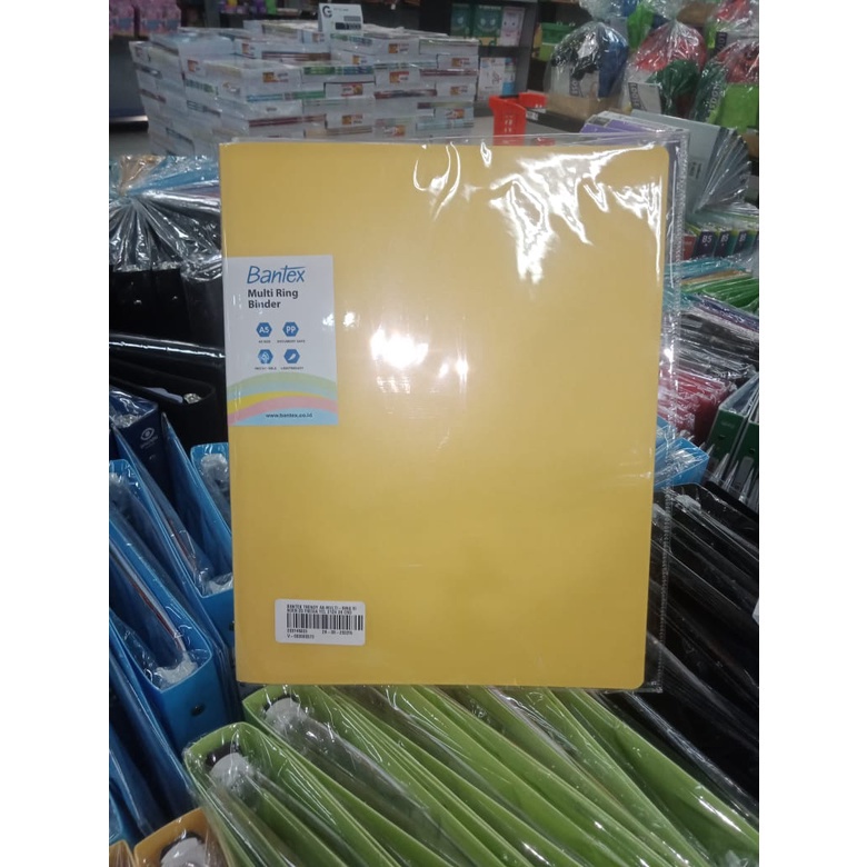 

Gramedia - Trendy A5 Multi-Ring Binder 20 Hole Fresia Yellow