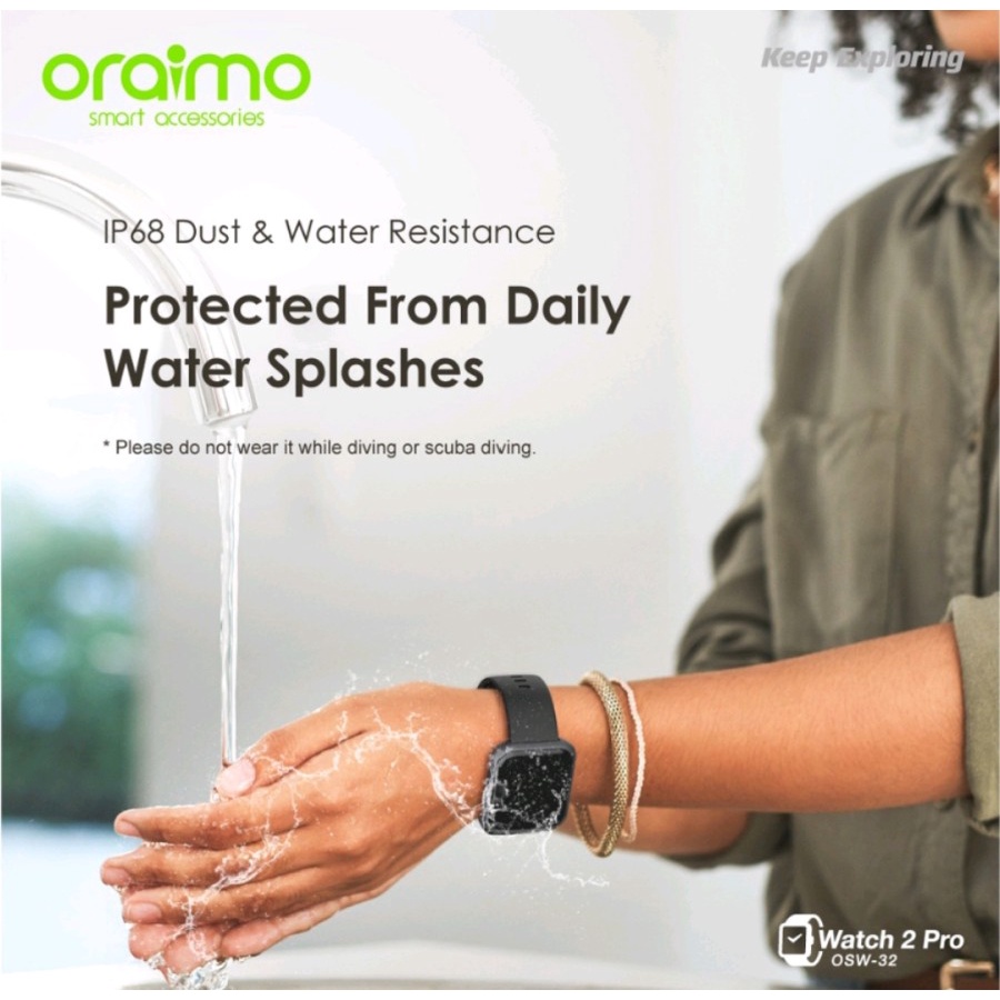 Oraimo OSW 32 Smart Watch 2 Pro Jam Tangan Pintar BigScreen Smart Call