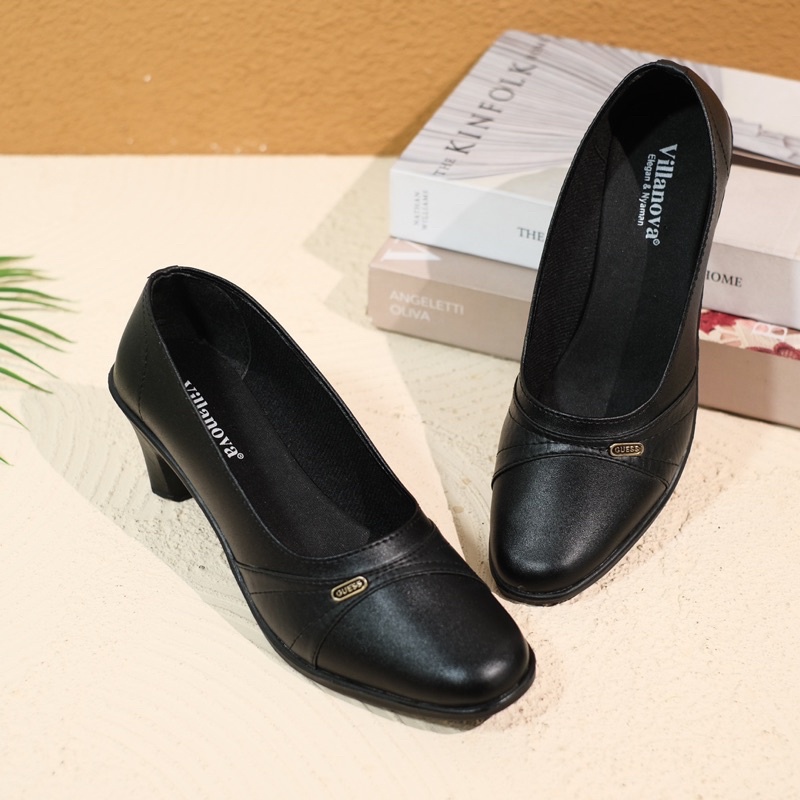 Sepatupantofelwanitakulitsepatuformalwanitaterbarudankeren-VillanovaVL02