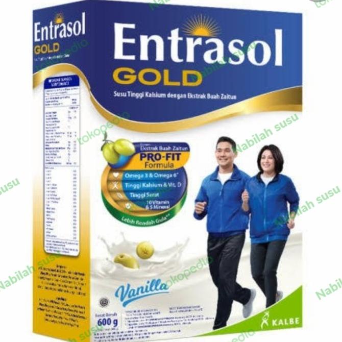 

[ COD ] Entrasol gold vanila 600gr