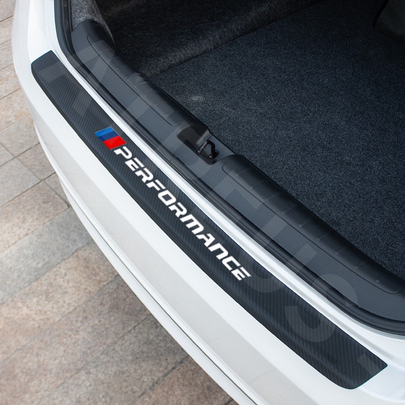 Bmw Performa 9Pcs Stiker Pintu Mobil Carbon Fiber Sill Protection Auto Anti Gores Anti Slip