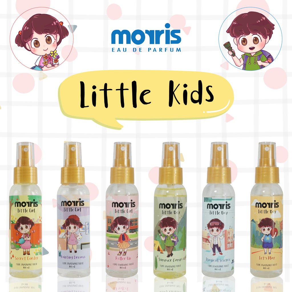 ❤ RATU ❤ Morris Little Kids Boy Girl | Body Mist Parfum Badan Anak Cowok Cewek Fine Fragrance 100ml