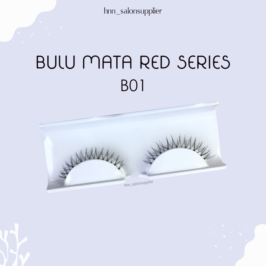 B01 Bulu Mata Bawah Palsu Handmade Fake Eyelash Eye Lashes Lash Artifivial Belle Eyelashes