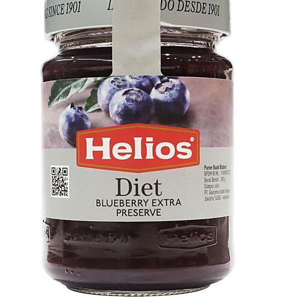 

SALE!!Selai Buah Helios Diet Blueberry Extra Preserve 280g|SQ3