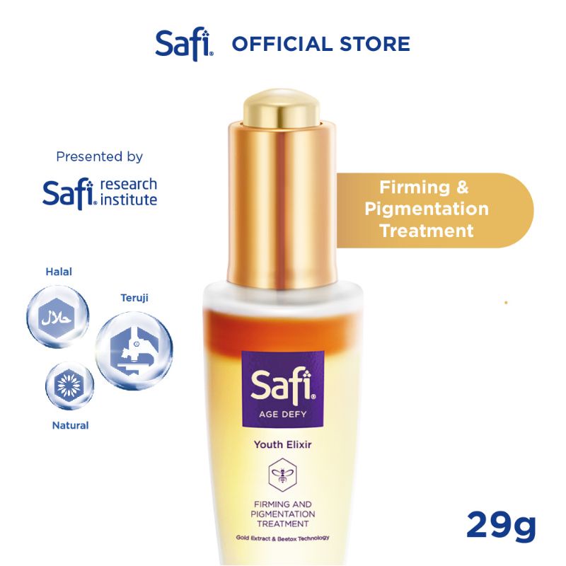 Safi Age Defy Youth Elixir 29gr Firming And Pigmentation Treatment Halal