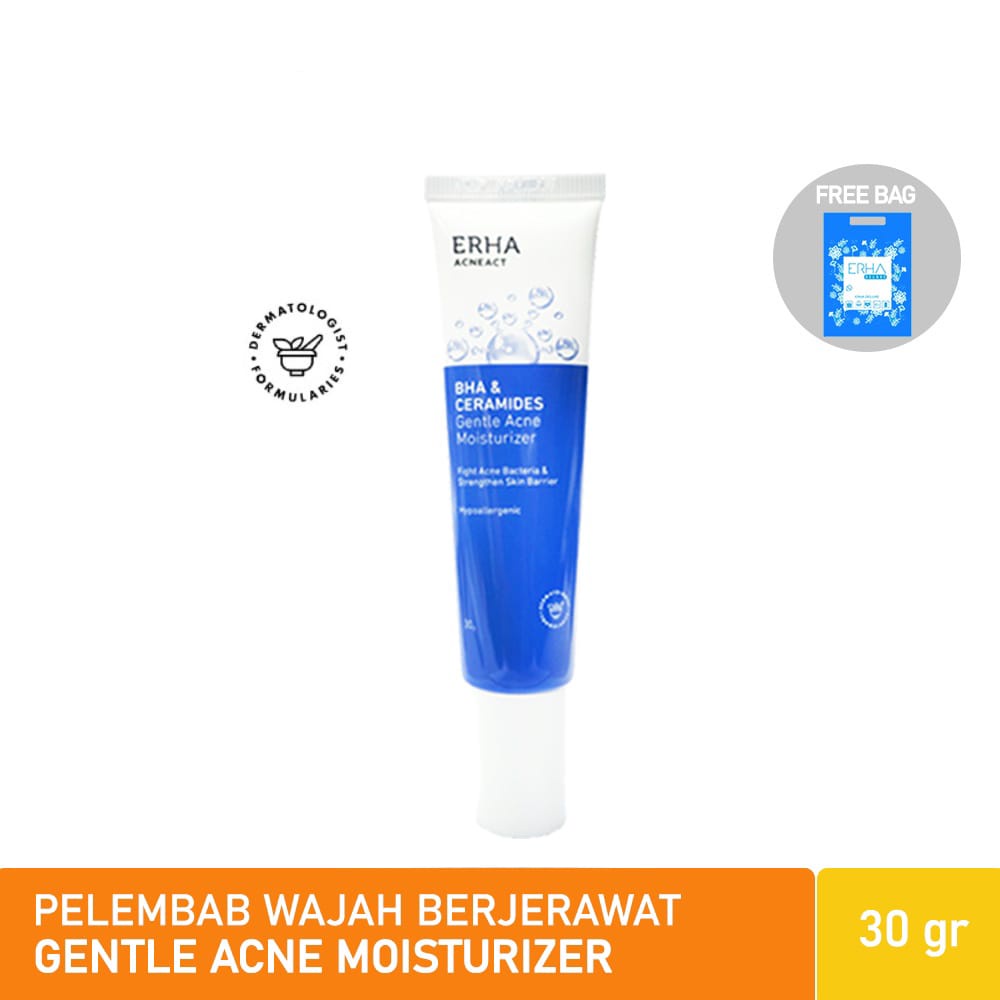 ERHA Pelembab Wajah Jerawat - Gentle Acne Moisturizer ~ ORIGINAL 100%