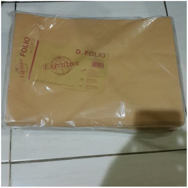 

Amplop Coklat Executive D.Folio ( 235 x 345 mm ) isi 100