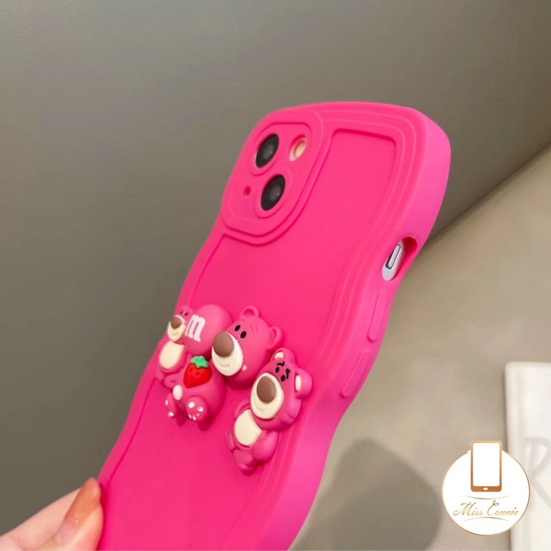 Soft Case TPU Motif Hati 3D Dengan Gelang Manik-Manik Untuk iPhone 7 8 14 Plus 11 Pro MAX XR 14 12 13 Pro MAX X XS MAX