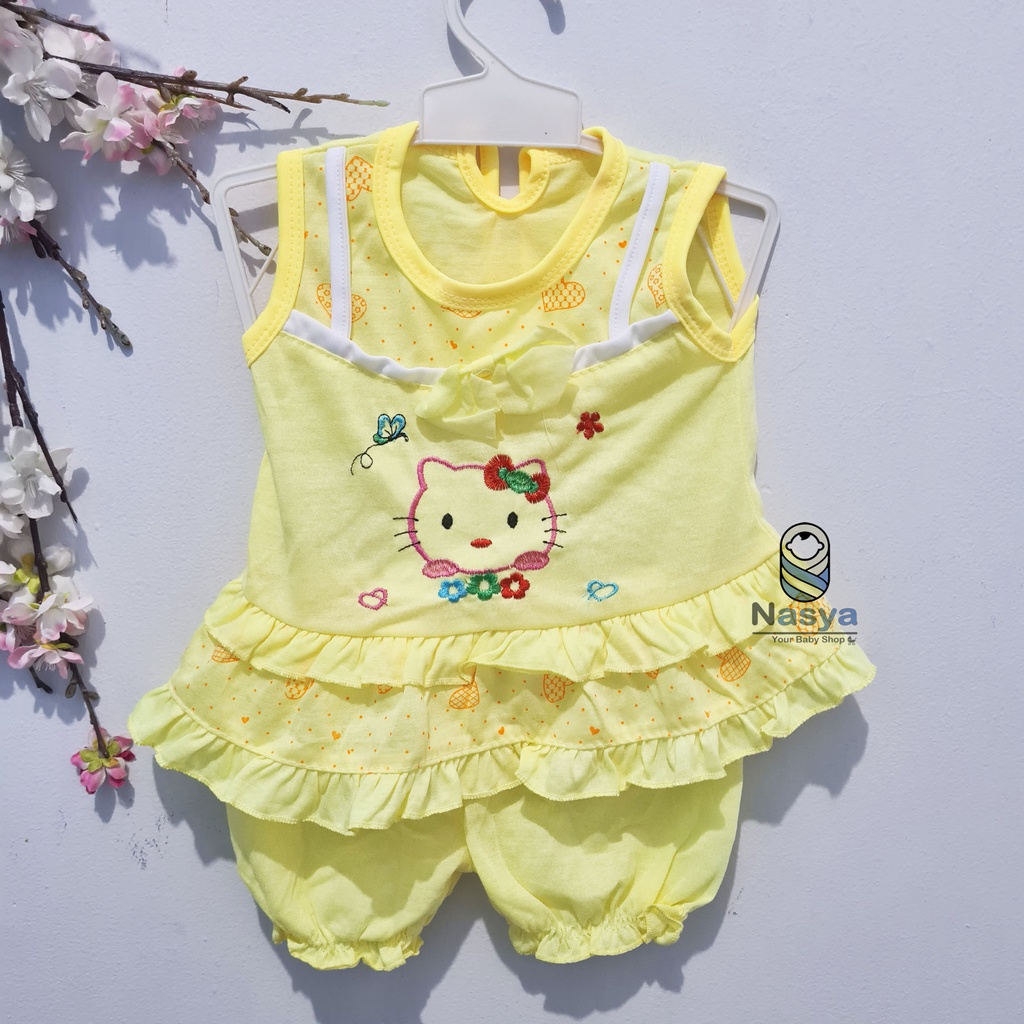 [N-007] Baju Bayi New Born Bear / Setelan sehari-hari anak perempuan (0-6 bulan)