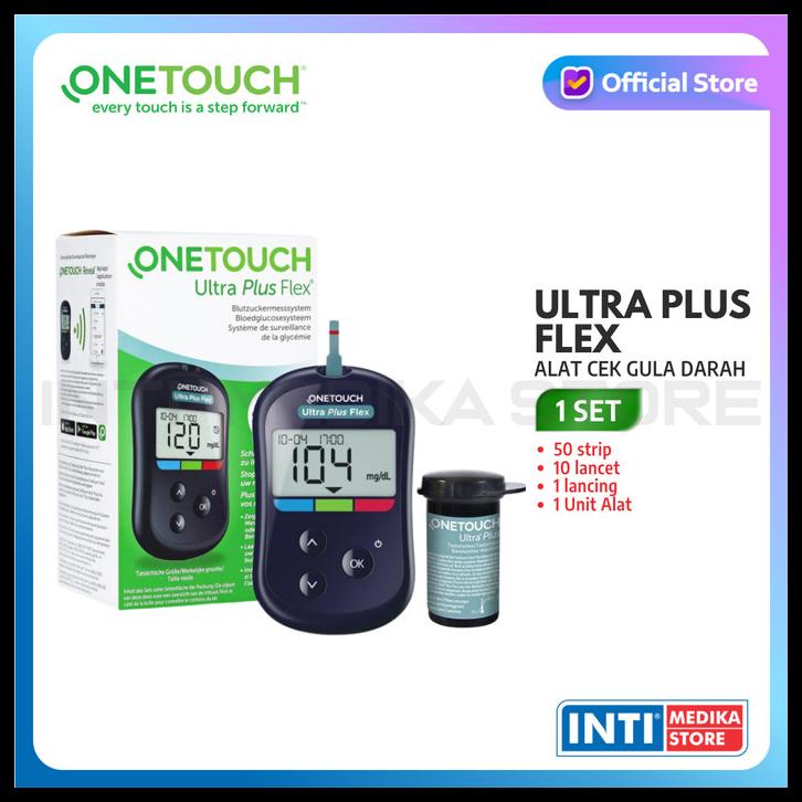 Onetouch - Ultra Plus Flex Alat Cek Gula Darah | Alat Gula Darah