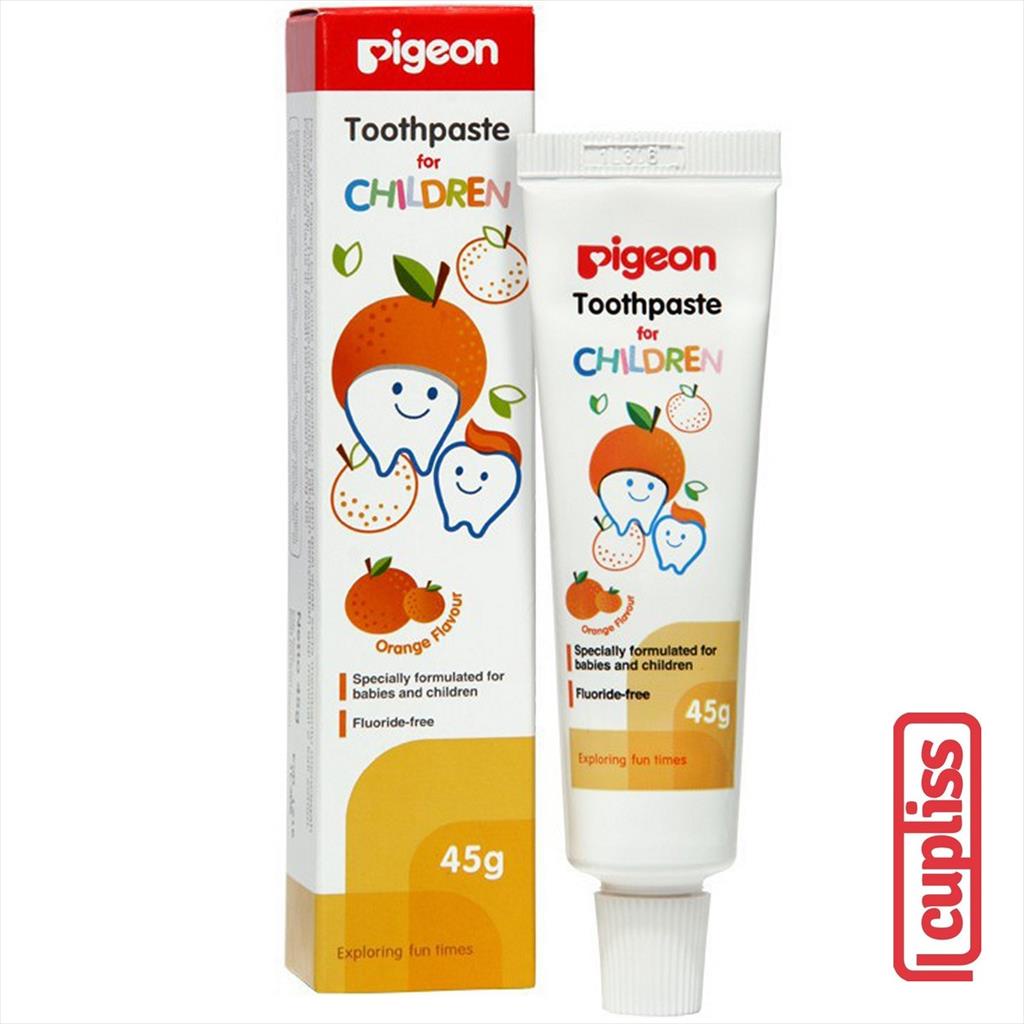 PIGEON Toothpaste 45gr Orange Pasta Gigi Odol Jeruk 45 gr