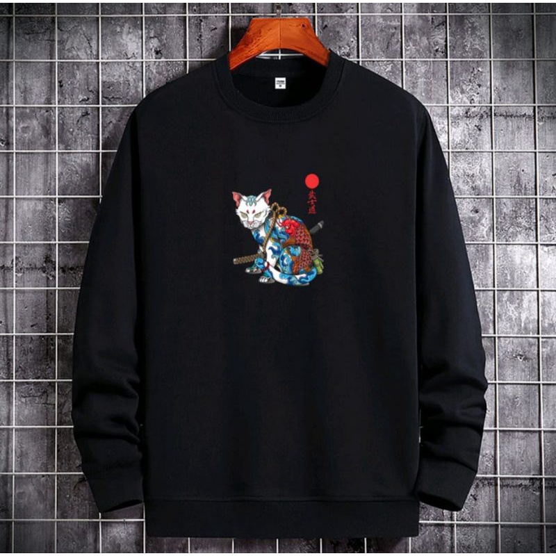 SWEATER SAMURAI JAPAN CAT//PRIAWANITA//JACKET