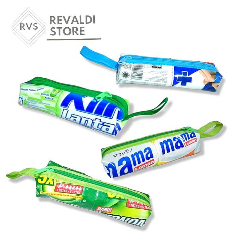 

TEMPAT PENSIL DAUR ULANG PLASTIK / KERAJINAN TANGAN