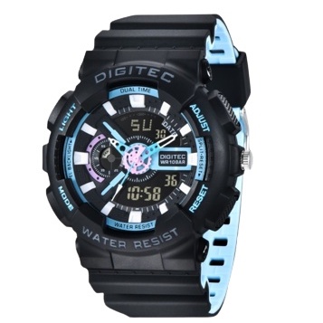 Jam Tangan Pria Digitec Dual Time DA-2021T DA2021TOriginal