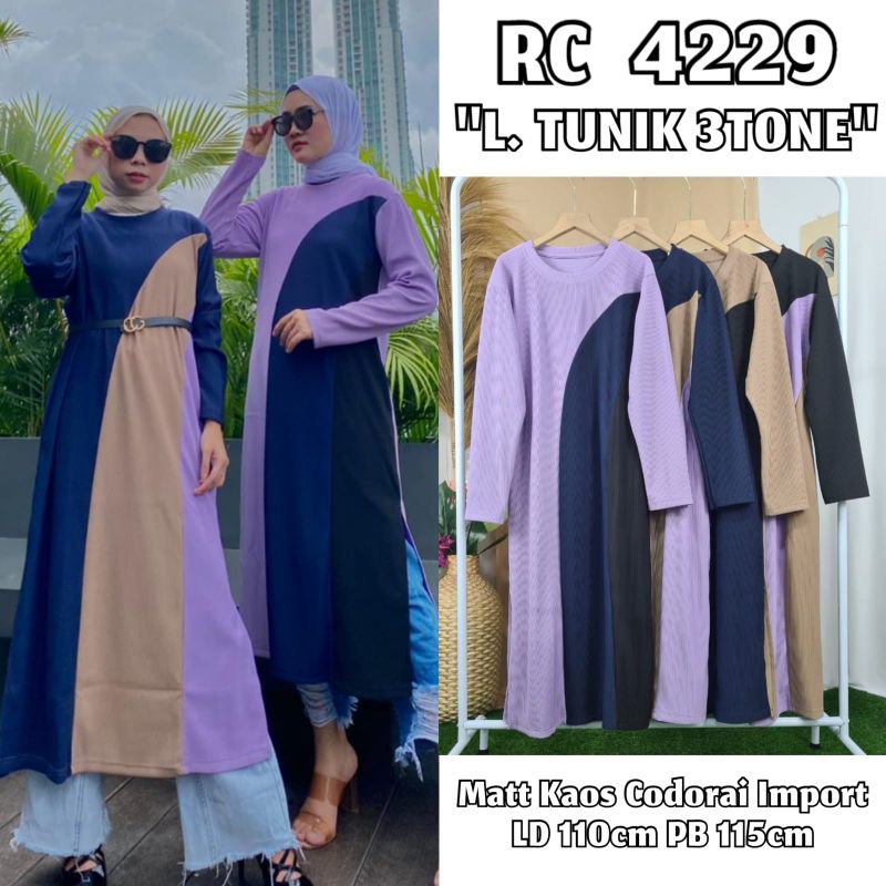 Gamis Midi Rajut Motif Two Tone By Tifanny