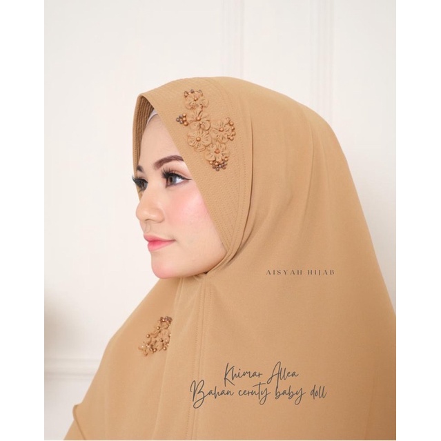 Agen Supplier Hijab Khimar Allea Aisyah Jilbab Instan Ceruty babydoll Jilbab Polos Terlaris Termurah