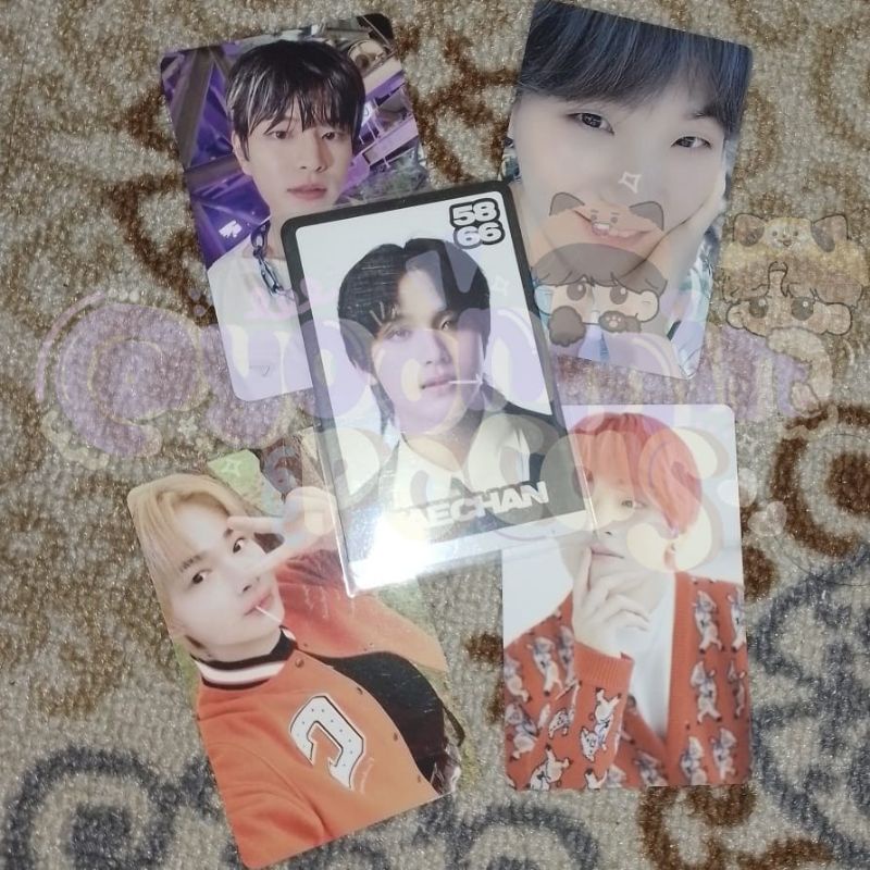 photocard pc official haechan trading card b glimo haechan korek