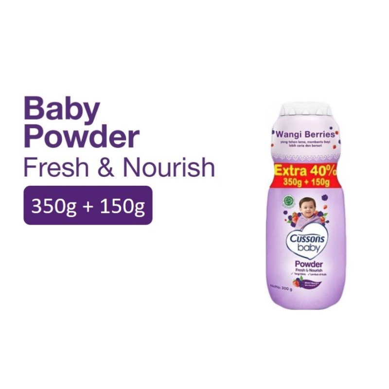 Cussons Baby Powder 350gr + 100gr/Bedak Baby