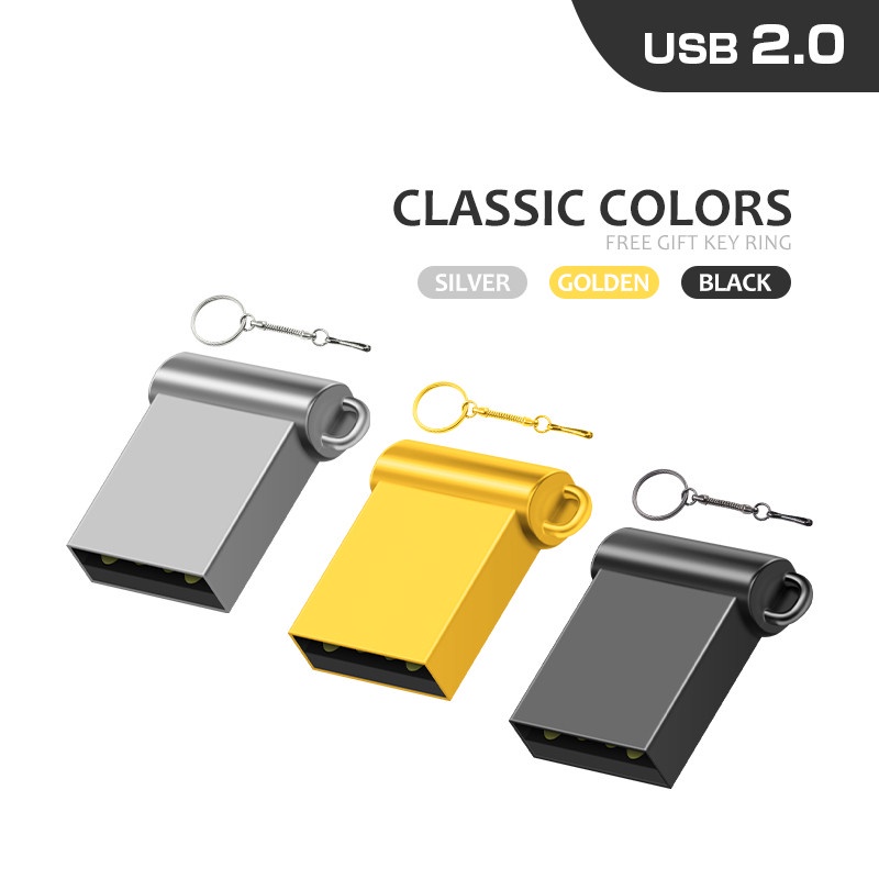 Flash Disk USB 1TB 2TB Mini Bahan Metal Anti Air