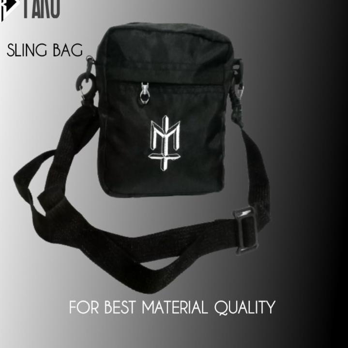 Menarik Tas Selempang Pria Dan wanita Kasual Polos Hitam Slempang cowok Keren Slimbag Maternal