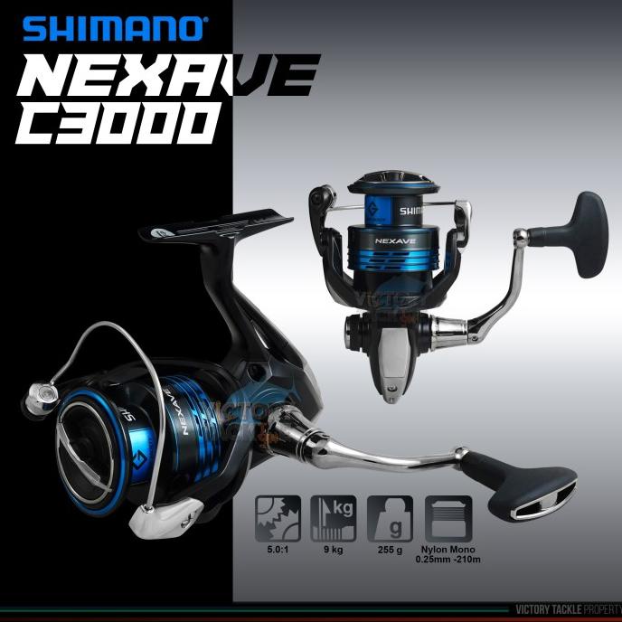 Reel Shimano Nexave FI / 2500 / C 3000 / C 3000HG / 4000 / 4000HG 2021