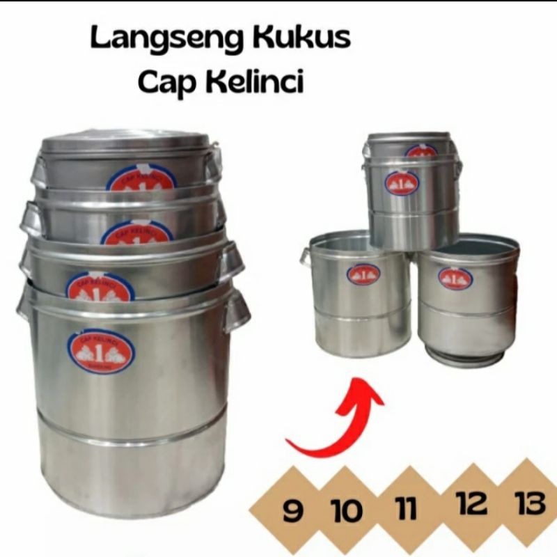 Langseng Kukus Langseng Alumunium Cap Kelinci
